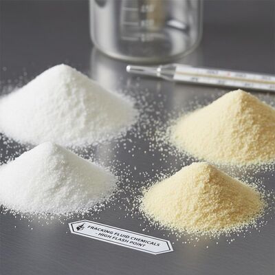 40°F ila 300°F Sıcaklıklarda Etkili Beyaz veya Sarımsı Parçacık Tozları Hidrolik Kırma Sıvısı Kimyasalları Yüksek Parlama Noktası